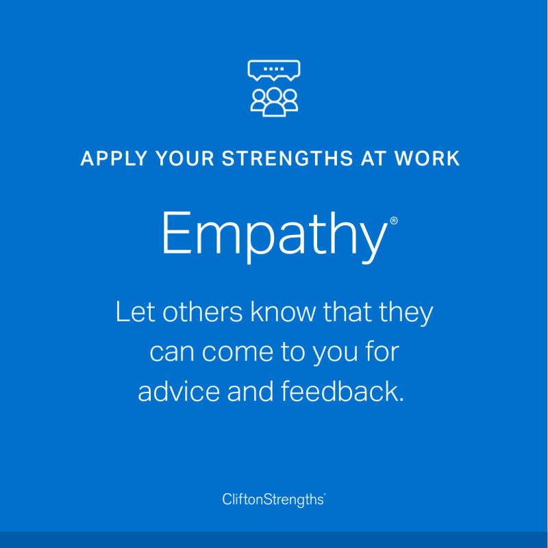 CliftonStrengths - empathy