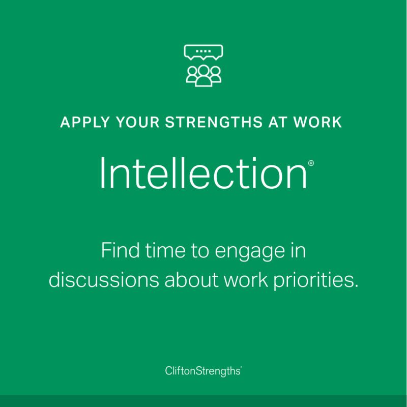 CliftonStrengths - intellection