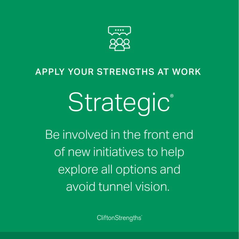 CliftonStrengths - strategic