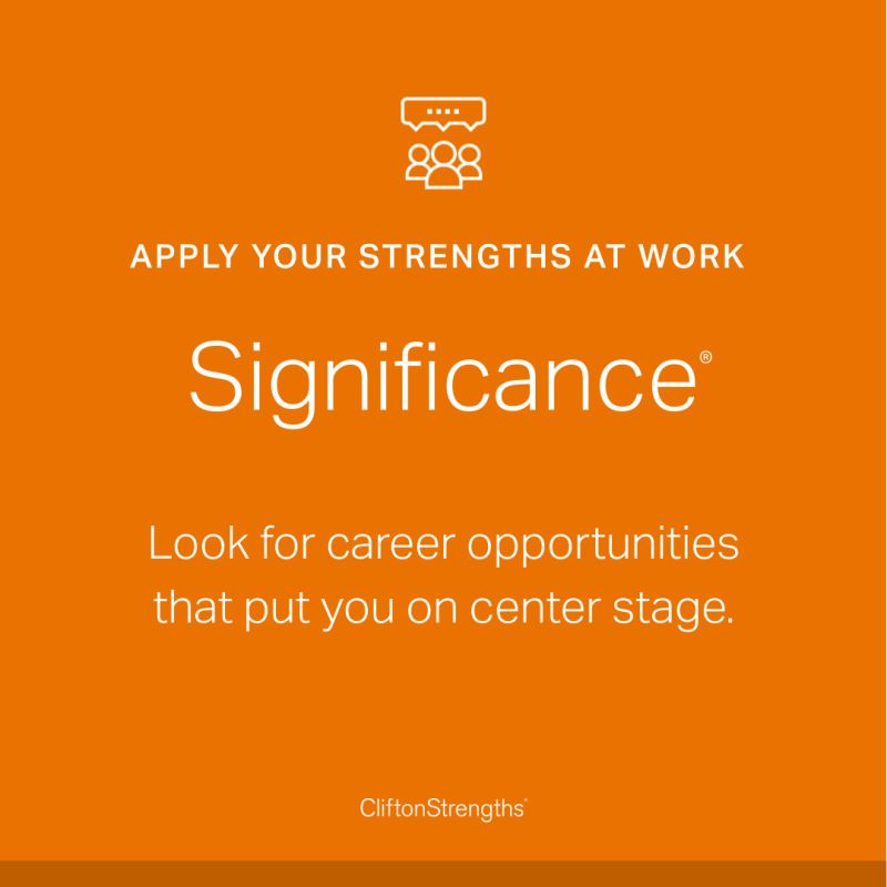 CliftonStrengths - significance